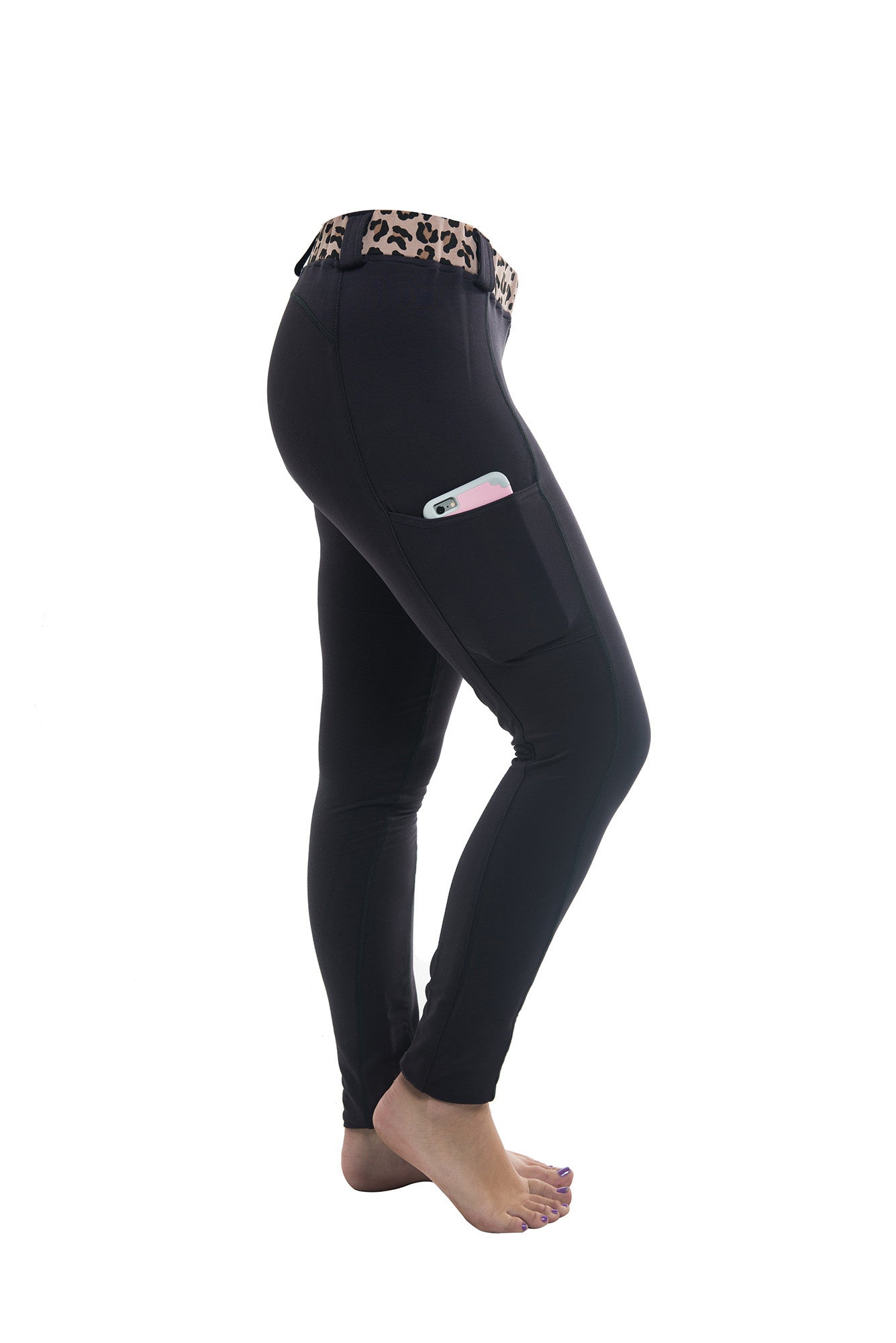 Buckwild Horse Riding Tights with Side Pocket for Technology